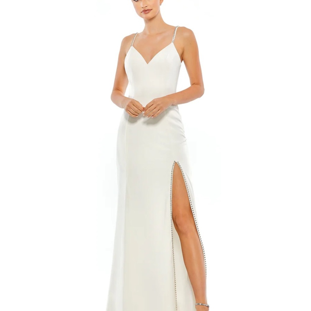 (4) ❤️ BNWT MAC DUGGAL SWEETHEART EVENING GOWN W/ RHINESTONE ACCENTS #70220